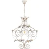 Discount Lampadario "contessa" in metallo color avorio, e27 Illuminazione Per Interno