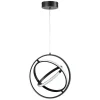 Onli Illuminazione Per Interno|Lampadario led "vity" nero 30w