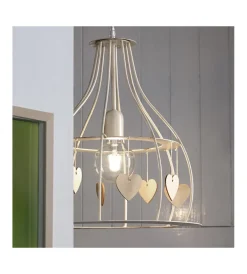 Illuminazione Per Interno-Onli Lampadario "leonilde" avorio, e27