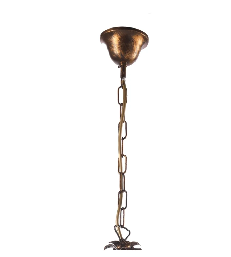 Illuminazione Per Interno-Onli Lampadario "lucrezia" 3 luci bronzo, e14