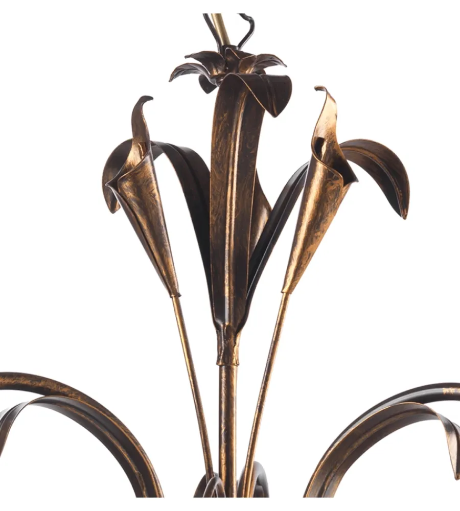 Illuminazione Per Interno-Onli Lampadario "lucrezia" 3 luci bronzo, e14