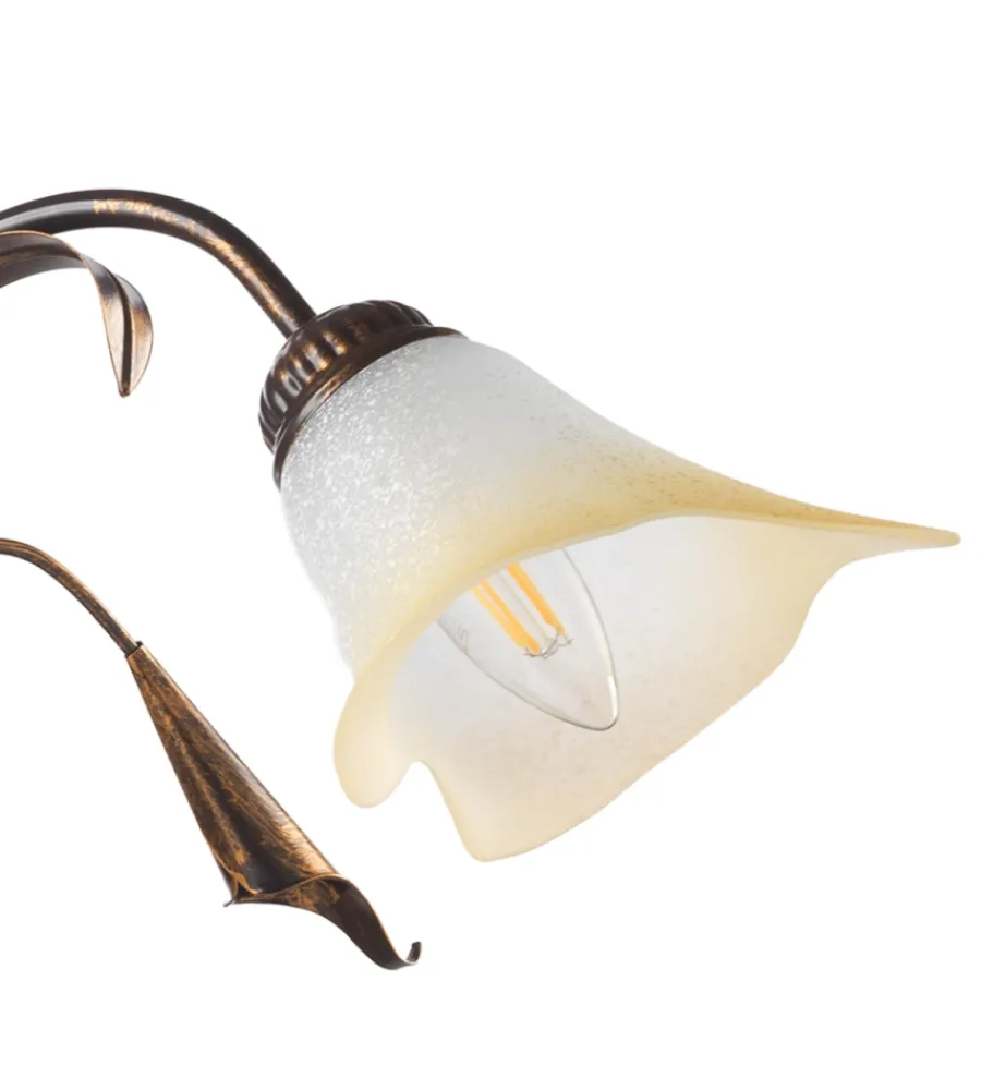 Illuminazione Per Interno-Onli Lampadario "lucrezia" 3 luci bronzo, e14
