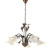 Illuminazione Per Interno-Onli Lampadario "lucrezia" 5 luci bronzo, e14