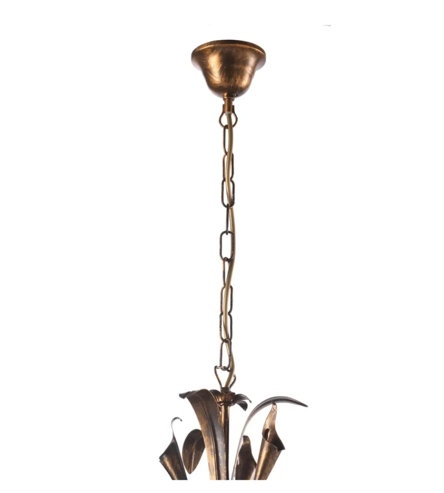 Illuminazione Per Interno-Onli Lampadario "lucrezia" 5 luci bronzo, e14
