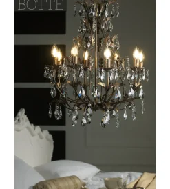 Illuminazione Per Interno-Onli Lampadario "botte" 5 luci bronzo, e14