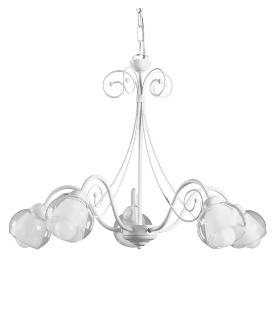 Onli Illuminazione Per Interno|Lampadario "camilla" 4 luci, e14