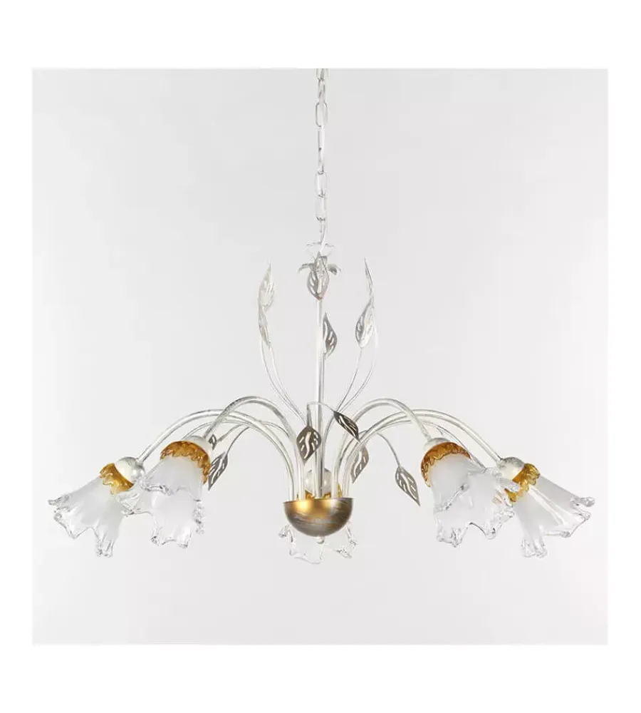 Illuminazione Per Interno-Onli Lampadario "lancia" 5 luci, e14