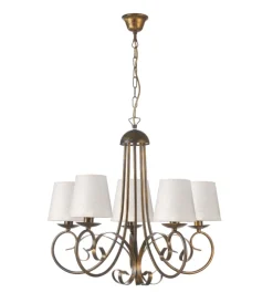 Illuminazione Per Interno-Onli Lampadario "pompei" 5 luci, e14