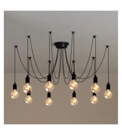 Illuminazione Per Interno- Lampadario "spider" 10 bracci, e27