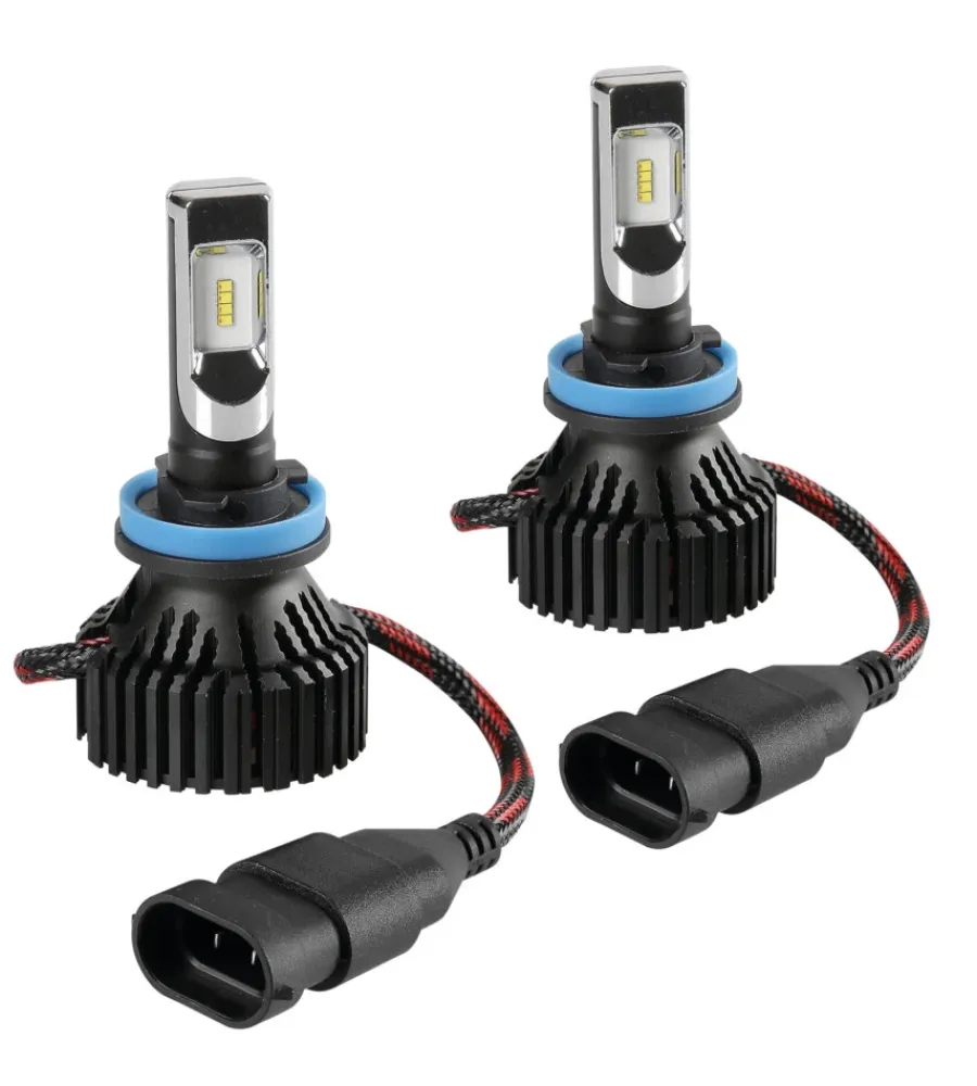 Auto Esterno-Lampa de led per auto 9-32v halo led serie 6 standard - (h8-h9-h11-h16) - 30w - pgj19-x - 2 pz - scatola 57786