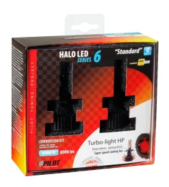 de led per auto 9-32v halo led serie 6 standard - (h10-hb3 9005) - 30w - p20d - 2 pz  - scatola  57787 Auto Esterno