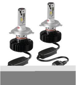 Online de led per auto 9-32v halo led serie 4 fit-master - (h4) - 25w - p43t - 2 pz  - scatola  57798 Auto Esterno