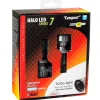 Lampa Auto Esterno|de led per auto 9-32v halo led serie 7 compact - (h4) - 36w - p43t - 2 pz  - scatola  57777