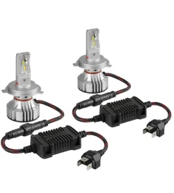 Lampa Auto Esterno|de led per auto 9-32v halo led serie 7 compact - (h4) - 36w - p43t - 2 pz  - scatola  57777