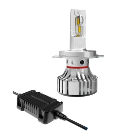 Lampa Auto Esterno|de led per auto 9-32v halo led serie 7 compact - (h4) - 36w - p43t - 2 pz  - scatola  57777