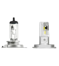 Lampa Auto Esterno|de led per auto 9-32v halo led serie 7 compact - (h4) - 36w - p43t - 2 pz  - scatola  57777