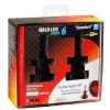 Lampa Auto Esterno|de led per auto 9-32v halo led serie 6 standard - (h4) - 30w - p43t - 2 pz  - scatola  57784