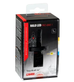 de led per auto 9-32v halo led pro-bike 1 - (h4) - 25w - p43t - 1 pz - scatola 57756 Moto