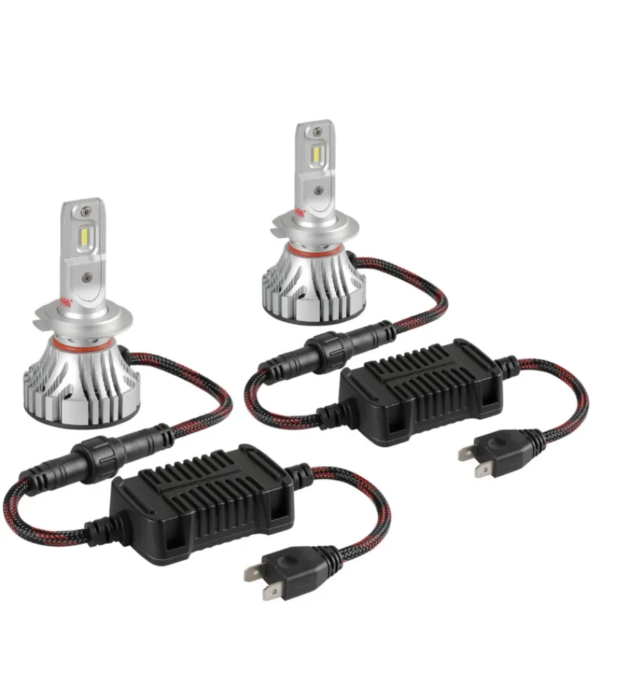 Auto Esterno-Lampa de led per auto 9-32v halo led serie 7 compact - (h7) - 36w - px26d - 2 pz - scatola 57778