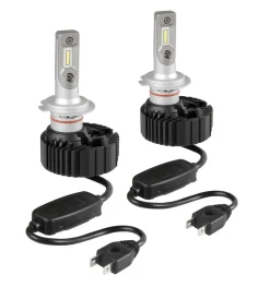 Auto Esterno-Lampa de led per auto 9-32v halo led serie 4 fit-master - (h7) - 25w - px26d - 2 pz - scatola 57799