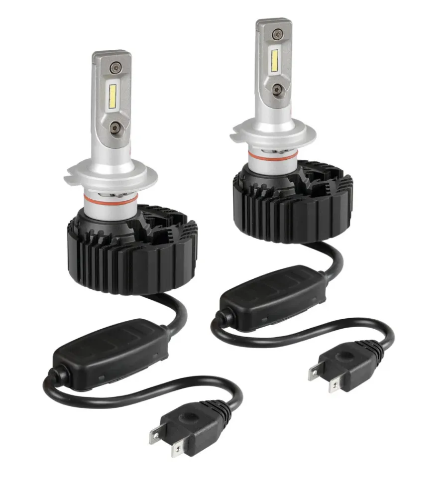 Auto Esterno-Lampa de led per auto 9-32v halo led serie 4 fit-master - (h7) - 25w - px26d - 2 pz - scatola 57799