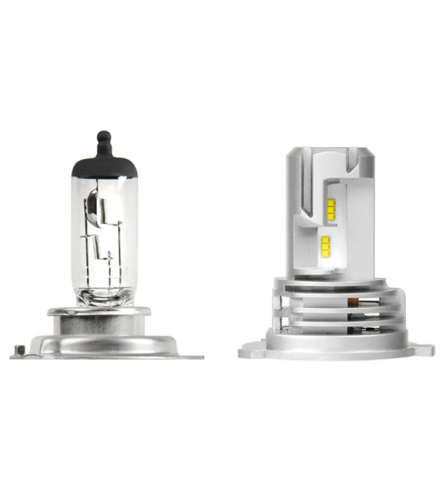Auto Esterno-Lampa de led per auto 9-32v halo led serie 8 halo killer - (h4) - 25w - p43t - 2 pz - scatola 57770