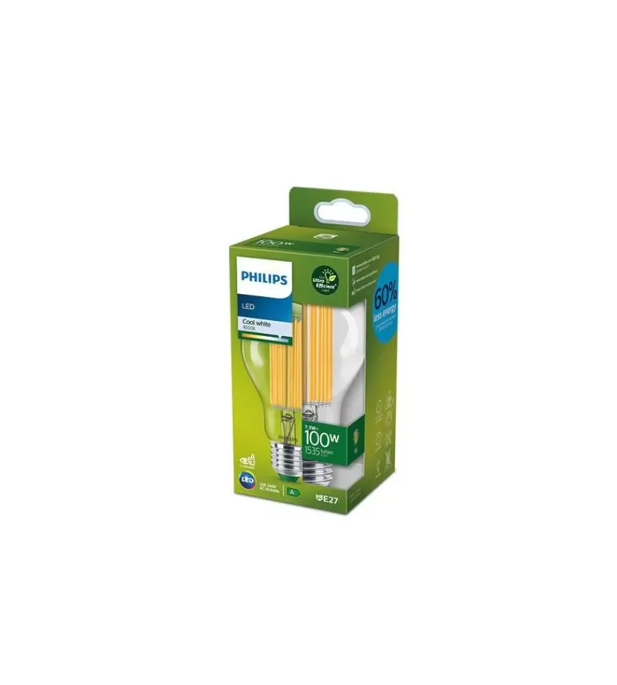 Philips Lampadine|Lampadina led a goccia 7,3w 4000k, e27