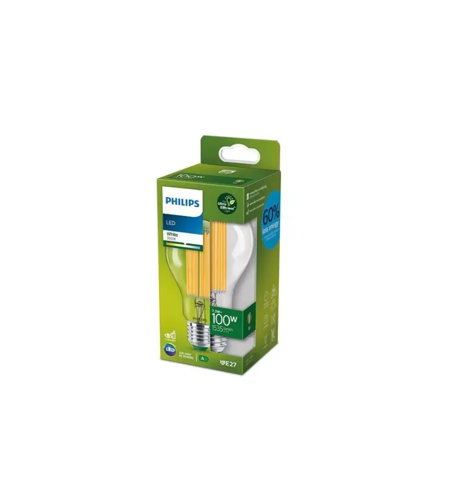 Philips Lampadine|Lampadina led a goccia 7,3w 3000k e27