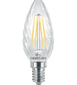 Outlet Lampadina led candela incanto tortiglione 4w e14 2700k 440 lm Lampadine