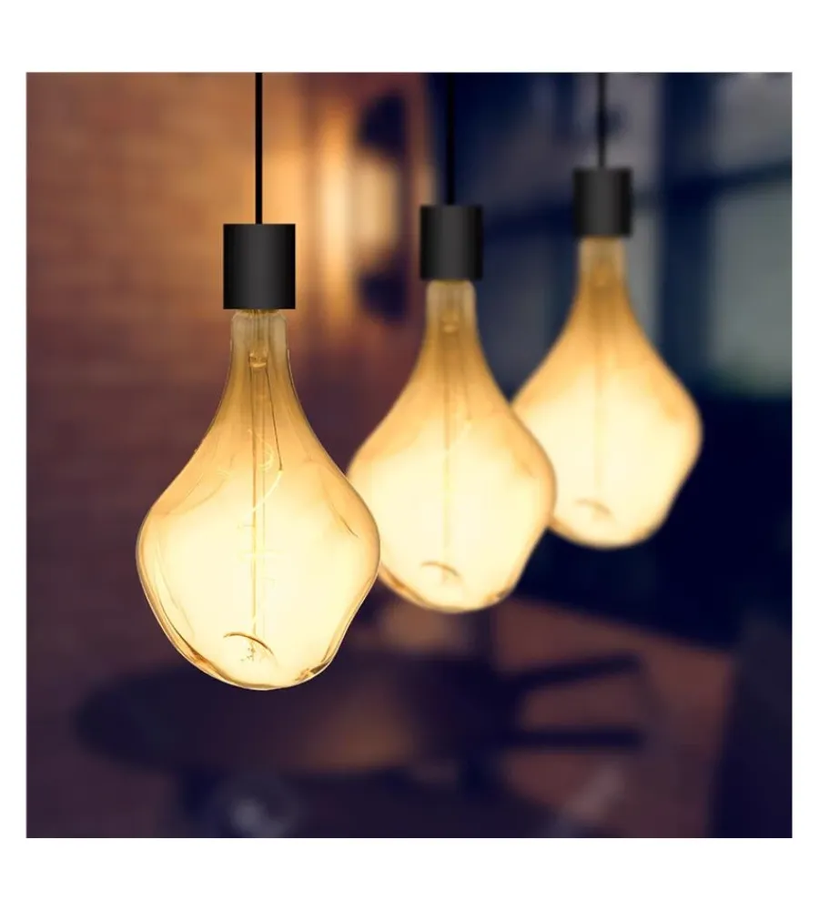 Lampadine- Lampadina led decorativa "alien giant" ambrata 240 lm, e27