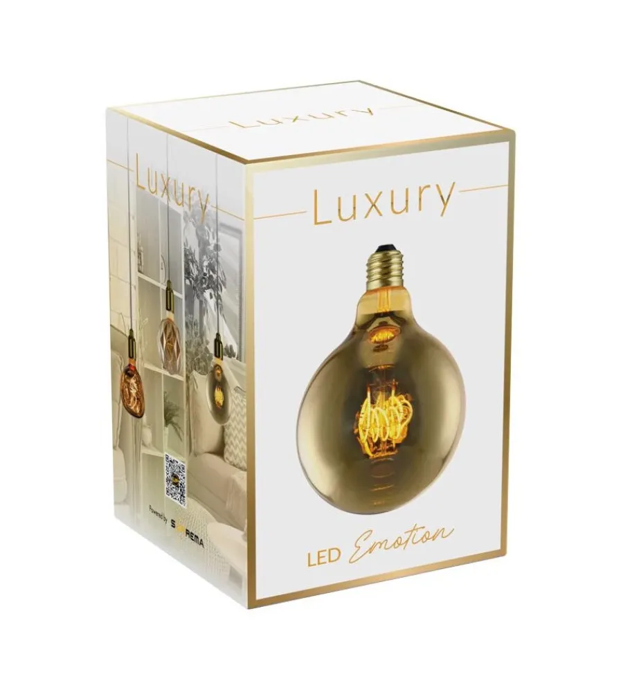 Lampadine- Lampadina led decorativa "globo" oro 70 lm, e27