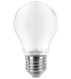 Lampadine-Century Lampadina led incanto saten goccia 8w e27 3000k 810 lm