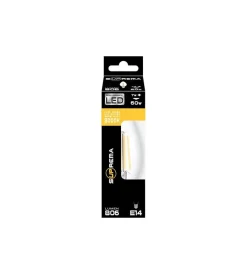 Lampadine|Lampadina led "oliva" luce calda, 60w e14