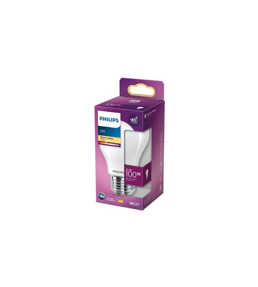 Philips Lampadine|Lampadina led goccia bianco caldo 100w, e27