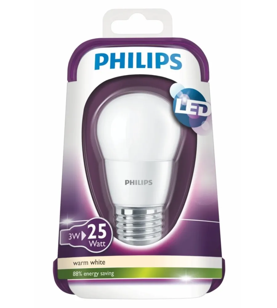 Lampadine-Philips Lampadina led 30w e27 ww 230v p45 fr nd/4