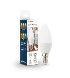 Lampadine- Lampadina "oliva" smart rgb+cct, 40w e14