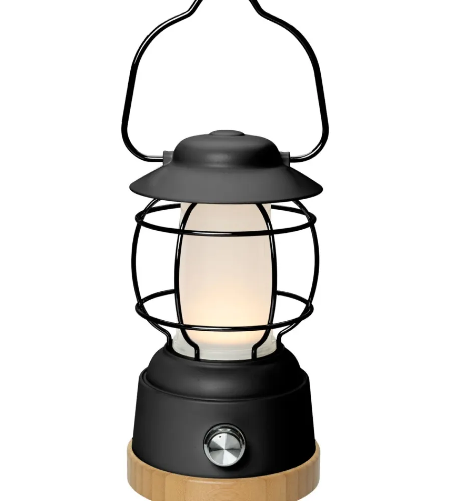 Campeggio-Brunner Lanterna led ricaricabile da campeggio "lyss" nero 450 lumen