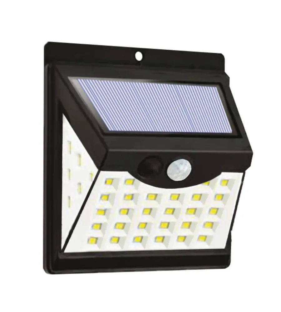 Illuminazione Per Esterno|Lanterna solare led con sensore di movimento e crepuscolare - 40 led