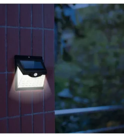 Illuminazione Per Esterno|Lanterna solare led con sensore di movimento e crepuscolare - 40 led