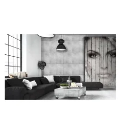 Pannelli Plastici- Lastra decorativa in polipropilene con stampa effetto industrial, 100x50 cm