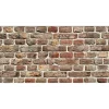 Pannelli Plastici|Lastra decorativa in polipropilene con stampa effetto brick, 100x50 cm