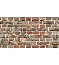 Pannelli Plastici|Lastra decorativa in polipropilene con stampa effetto brick, 100x50 cm