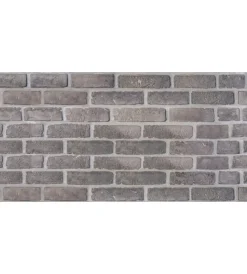 Pannelli Plastici|Lastra decorativa in polipropilene con stampa effetto muro "london grey", 100x50 cm