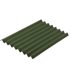 Onduline Lastre E Rotoli|Lastra ondulata bituminata da copertura "easyline" verde 100x76 cm