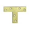 Clearance Lastrine a "t" 70 x 50 x 16 mm. - zincate giallo - 4 pz. Sistemi Di Fissaggio