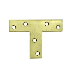 Sistemi Di Fissaggio- Lastrine a "t" 140 x 110 x 30 mm. - zincate giallo - 2 pz.