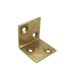 Sistemi Di Fissaggio|Lastrine angolari 75 x 40 x 25 mm. - zincate giallo - 1 pz.