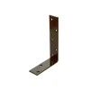 Sistemi Di Fissaggio- Lastrine angolari plastificate 120 x 80 mm. - marroni - 1 pz.