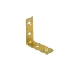 Online Lastrine di giunzione ad angolo in acciaio zincato giallo 70 x 70 mm. 4 pz. Ferramenta Per Mobili E Infissi
