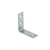 Clearance Lastrine di giunzione ad angolo in acciaio zincato bianco 40 x 40 mm. 4 pz. Ferramenta Per Mobili E Infissi